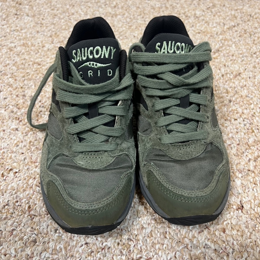 Saucony Grid Shadow 2 Gore-Tex Olive Green Black Sneakers S70840-2 Unisex Size 5
